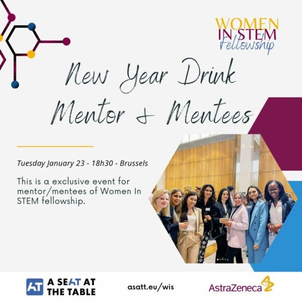 New Year’s Drink for mentors & mentees of the Women in STEM Fellowship ✨ - ASATT
