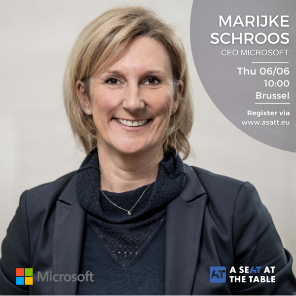 Round table Marijke Schroos, CEO of Microsoft BeLux - ASATT